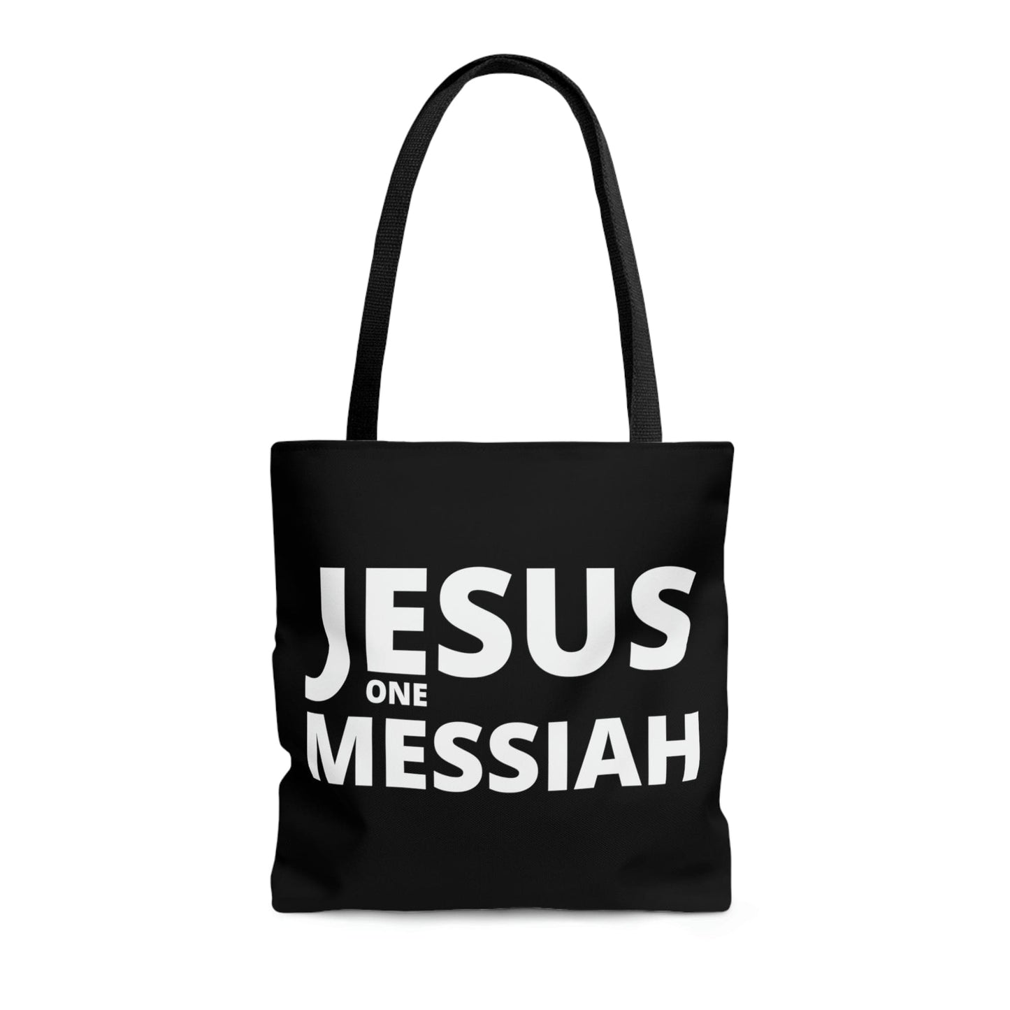 Large Tote Bag - Jesus one Messiah - Christian Inspiration