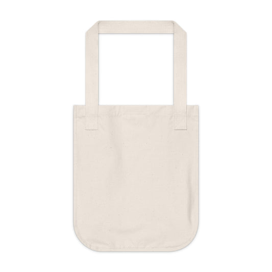 Organic Canvas Tote Bag with 'Teapot' I Original Artwork by American Artist Barbara Cleary